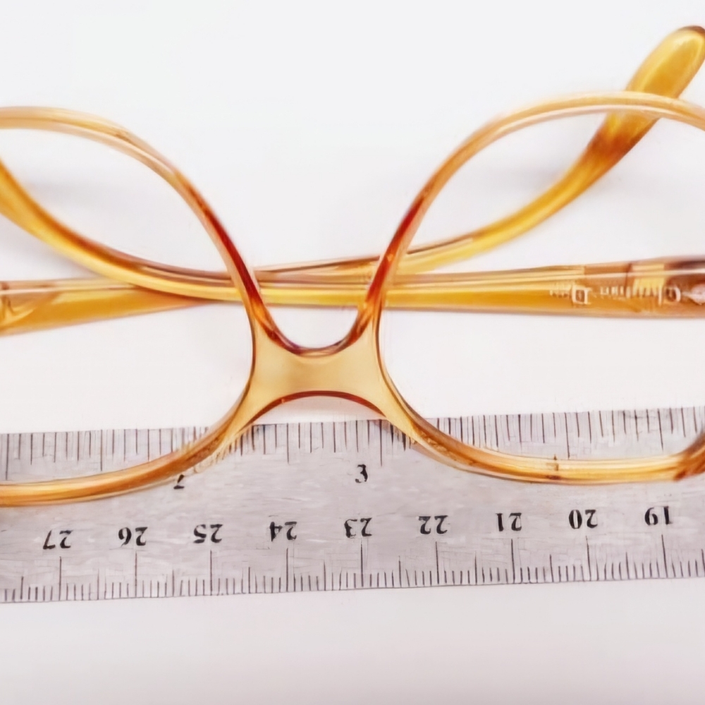 Christian Dior Optyl vintage 80's Frame RARE Amber made in Germany. - Picture 7 of 10